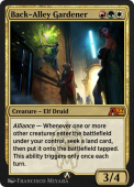 Back-Alley Gardener Back-Alley Gardener
