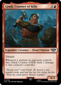 Gimli, Counter of Kills Gimli, Counter of Kills