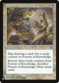 Pursuit of Knowledge Pursuit of Knowledge