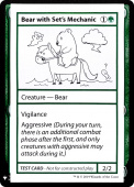 Bear with Set's Mechanic Bear with Set's Mechanic