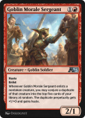 Goblin Morale Sergeant Goblin Morale Sergeant