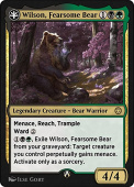 Wilson, Fearsome Bear Wilson, Fearsome Bear