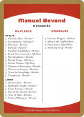 Manuel Bevand Decklist Manuel Bevand Decklist