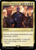Ruinous Ultimatum Ruinous Ultimatum