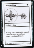 Corrupted Key Corrupted Key