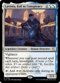 Lavinia, Foil to Conspiracy Lavinia, Foil to Conspiracy