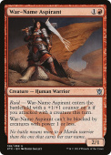 War-Name Aspirant War-Name Aspirant